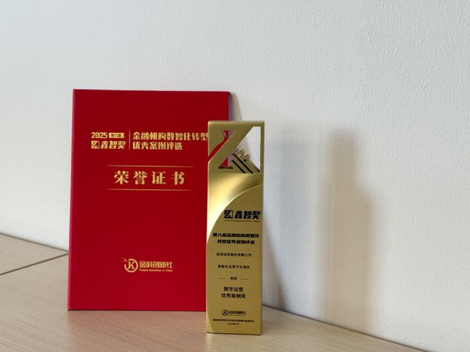 Pg电子游戏：首创证券数智化平台荣获第六届“鑫智奖·数字运营优秀案例奖”(图2)