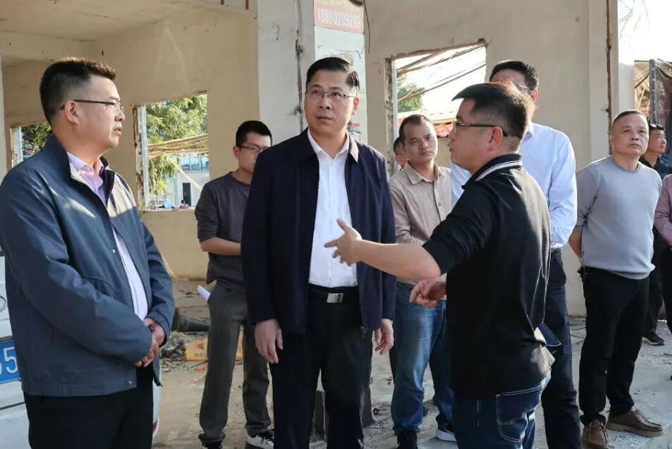 Pg电子游戏平台:漳州高新区领导督导推进重点项目征迁建设工作(图1)